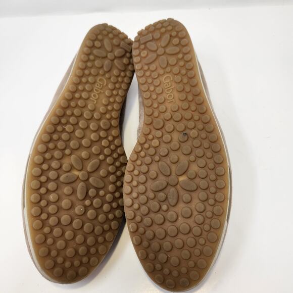 Gabor Women Tan Suede Slip On Comfort Flats Size UK 5 US 7.5 Closed Round Toe - Picture 8 of 8
